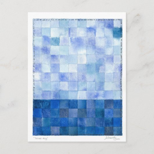 Tweede dag (7 dagen aanmaken) Briefkaart (Voorkant)