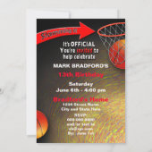 TWEEDE DAG - BASKETBALL - 13E INVITATIE KAART (Achterkant)