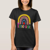 Tweede docent Terug naar school Boho Rainbow L T-shirt (Voorkant)