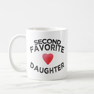 Tweede favoriete dochter grappige zus daddy's girl koffiemok
