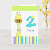 Tweede feestvarkenkaart kaart (Gele Bloem)