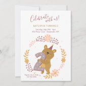 Tweede geboortedag Beer Kaart (Voorkant)