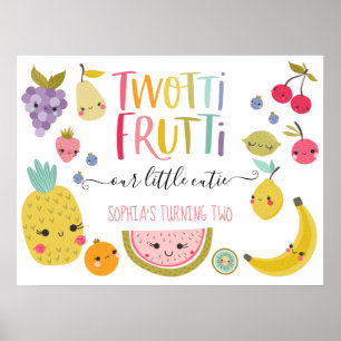 Tweede geboortedag van Twotti Frutti Poster
