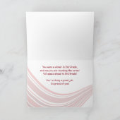 Tweede graad Afstuderen Baseball Bat en Pet Red Kaart (Binnen)