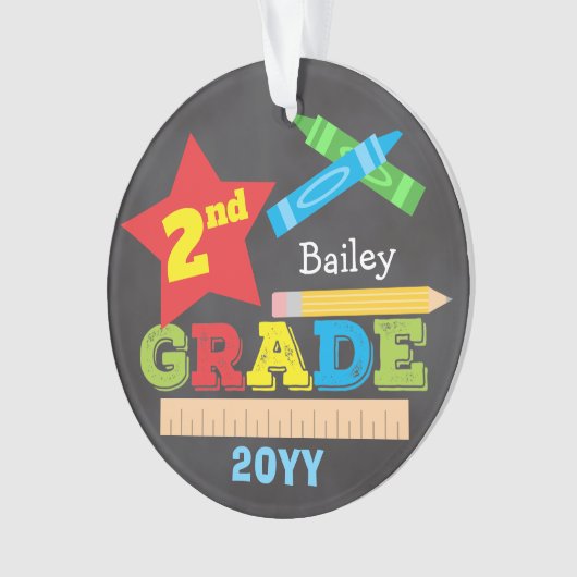 Tweede graad Kepaardbord, tweede graad, helderheid Ornament (voorkant)