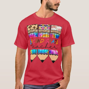 Tweede graad leraar leopard t-shirt