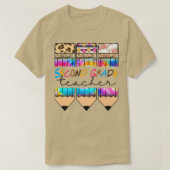 Tweede graad leraar leopard t-shirt (Design voorkant)