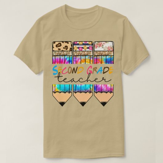 Tweede graad leraar leopard t-shirt (Design voorkant)