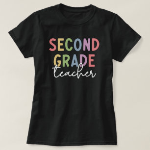 Tweede graad leraar   Tweede rang Terug naar schoo T-shirt
