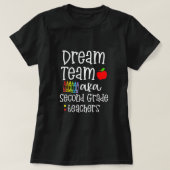 Tweede graad leraren T-shirt Dream Team Aka 2e gra (Design voorkant)