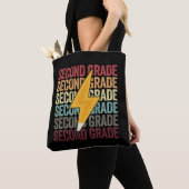 Tweede graad Lightning Bolt Pencil 2e graad Tote Bag (Dichtbij)