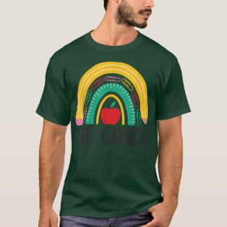 Tweede graad Rainbow-leraar Hallo tweede graad T-shirt