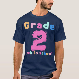 Tweede graad Regenboogmeisjes jongens Leerlingensc T-shirt