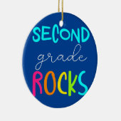 Tweede graad Rocks Team 2e graad leraar Keramisch Ornament (Rechts)