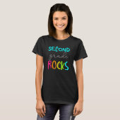 Tweede graad Rocks Team 2e graad leraar T-shirt (Voorkant volledig)