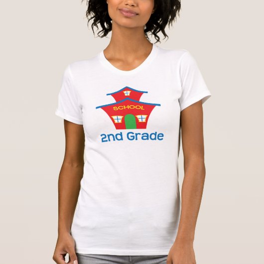 Tweede graad Schoolhouse Gift T-shirt (Voorkant)