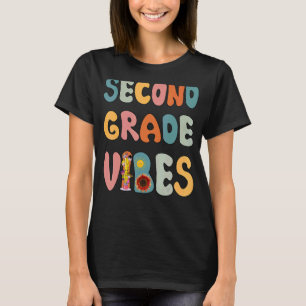 Tweede graad Vibes esl leraar wetenschappen leraar T-shirt