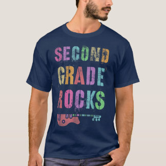 TWEEDE GRADE ROCKS-leraar Rockstar 2e graaf is T-shirt