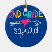 Tweede groep kinder docenten in de rang keramisch ornament (Voorkant)