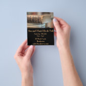 Tweede hand verkoop boek flyer (Hand)