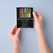 Tweede handboekverkoop flyer (Hand)