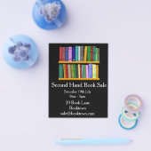 Tweede handboekverkoop flyer (Enkel)