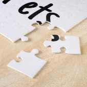 Tweede handdieren maken een puzzel van de eerste k (Zijkant)