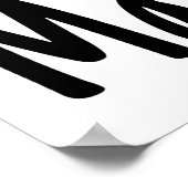 Tweede handdruk, waardepapier Poster (steen) (Hoek)