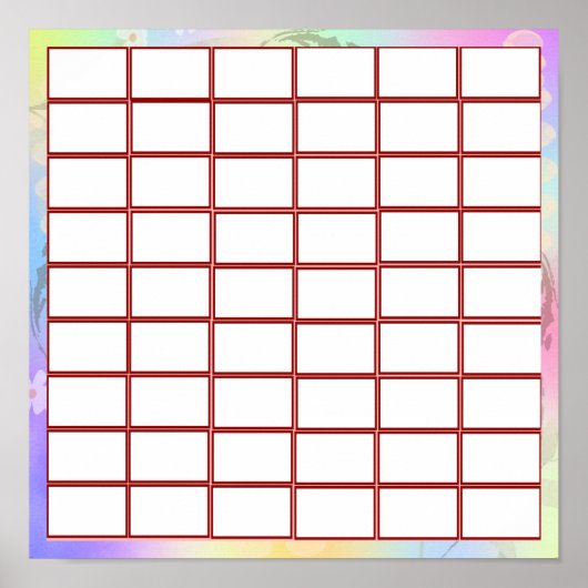 Tweede helft van alternatief gastboek poster (Voorkant)