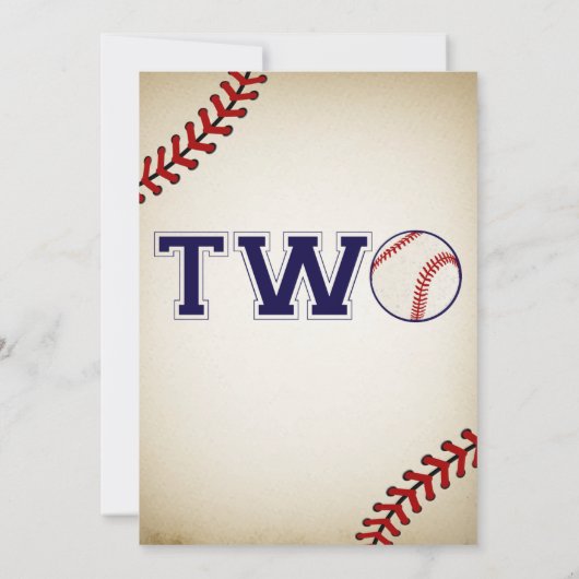 Tweede honkbal kaart (Achterkant)