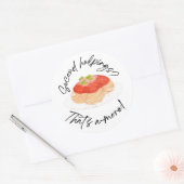 Tweede hulp ronde sticker (Envelop)