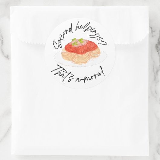 Tweede hulp ronde sticker (Tas)