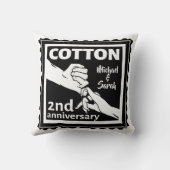 Tweede huwelijksherdenkingskoppel met handen kussen (Achterkant)