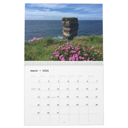 Tweede Ierse kalender 2021 (Mar 2026)