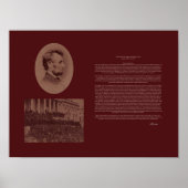 Tweede inaugurele adres van Lincoln Poster (Voorkant)