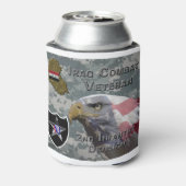 Tweede infanteriediv Irak Combat Veteran Blikjeskoeler (Blikje Achterkant)