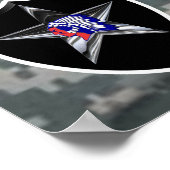Tweede infanteriediv Irak Combat Veteran Poster (Hoek)