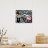 Tweede infanteriediv Irak Combat Veteran Poster (Keuken)