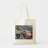 Tweede infanteriediv Irak Combat Veteran Tote Bag (Voorkant)
