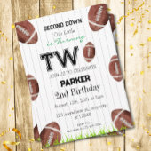 Tweede jaar down Football uitnodiging