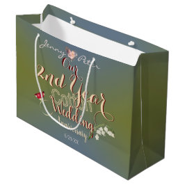 Tweede jaar Jubileum katoenweddenschap Grote Gift Groot Cadeauzakje