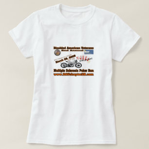 Tweede jaarlijkse DAV MS Poker run (2009) T-shirt