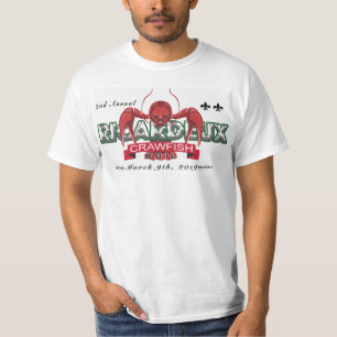 Tweede jaarlijkse Ricardeux Crawfish Boil T-shirt