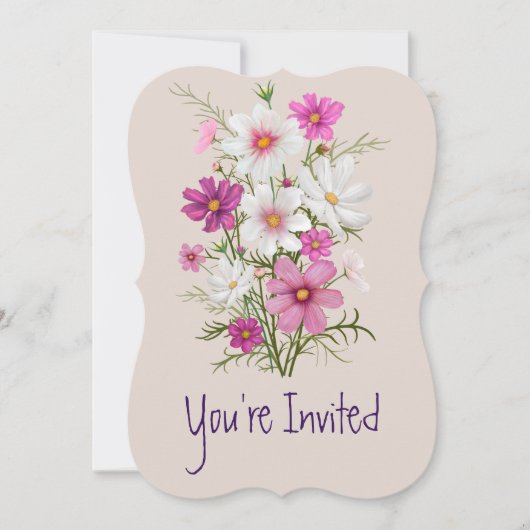 Tweede Jubileum Daisy Garden Flower Kaart (Voorkant)