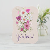 Tweede Jubileum Daisy Garden Flower Kaart (Staand voorkant)