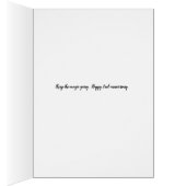 Tweede Jubileum kaart, Tan Flowers (Binnen (Rechts))