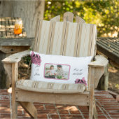 Tweede Jubileum Lovebirds met foto Buitenkussen (Stoel)