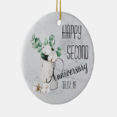 Tweede Jubileum Porcelain Ornament (Rechts)