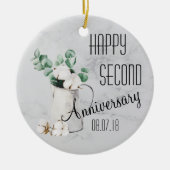 Tweede Jubileum Porcelain Ornament (Voorkant)