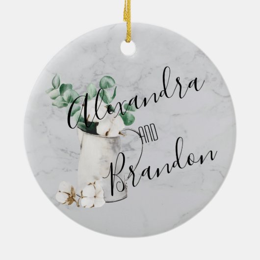 Tweede Jubileum Porcelain Ornament (Achterkant)